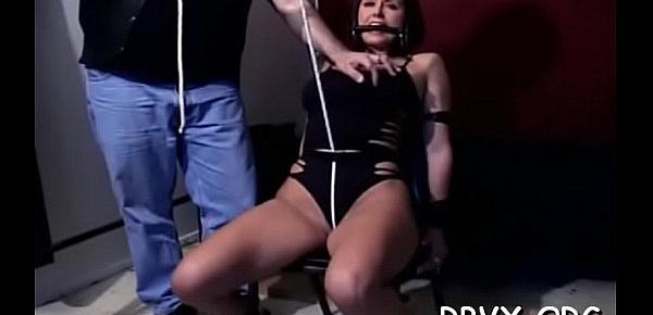  Wench gets her pussy eaten out during the time that being strapped